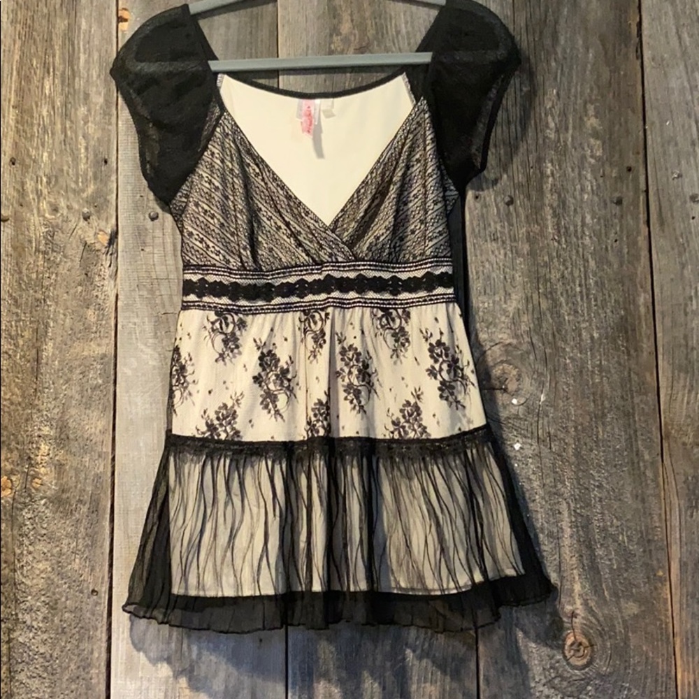 🦩 Lace Dress Blouse